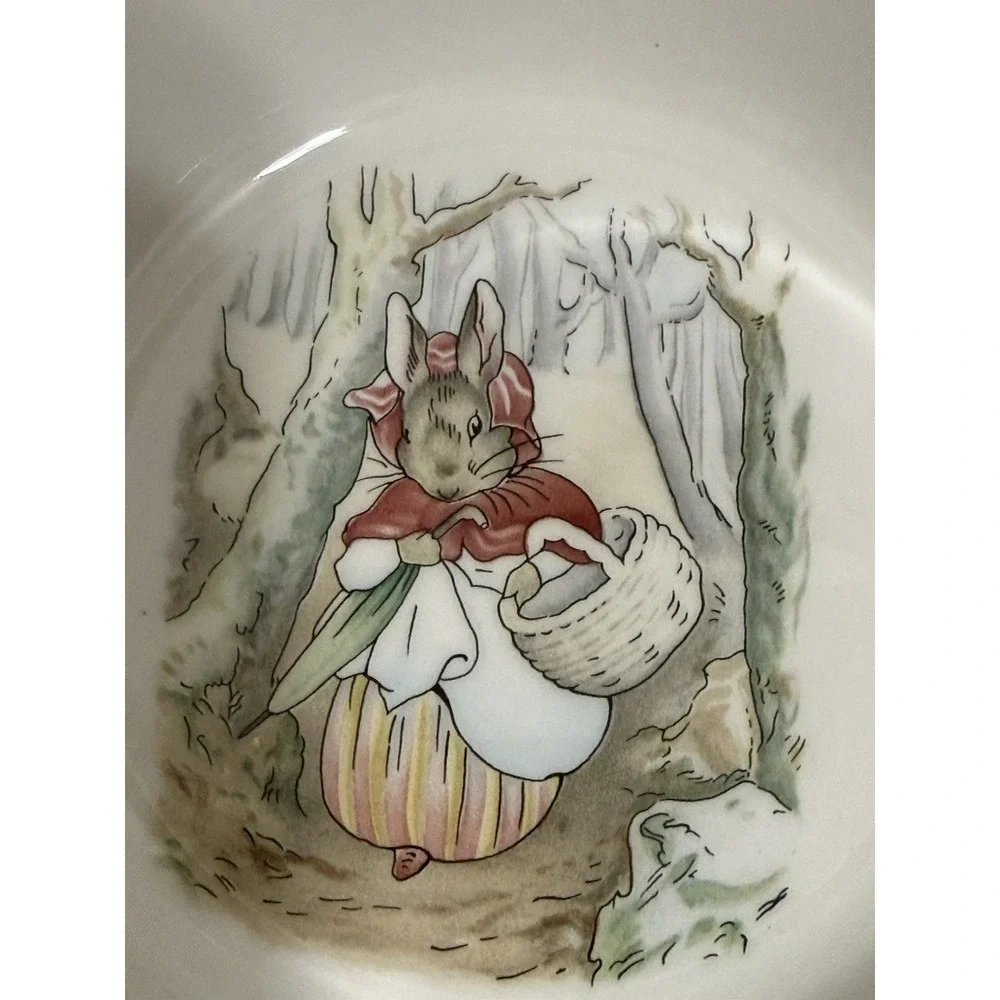 Wedgwood Peter Rabbit Nursery Set Cup Bowl Plate Beatrix Potter Made in England